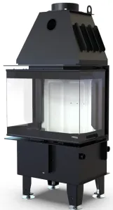 DEFRO HOME WKŁAD KOMINKOWY STALOWY INTRA XS C 3-SZYBY 8KW