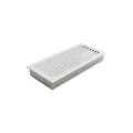 KRATKI KRATKA KOMINKOWA FRESH BIAŁA 170X370 MM