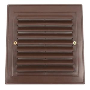 KRATKA WENTYLACYJNA NAWIEWOWA KOLOR BRĄZOWY 140x140 MM (METALOWA ROZPÓRKA)