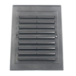 KRATKA WENTYLACYJNA NAWIEWOWA KOLOR GRAFITOWY 140x210 MM (METALOWA ROZPÓRKA)