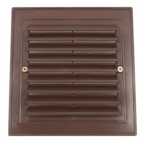 KRATKA WENTYLACYJNA NAWIEWOWA KOLOR BRĄZOWY 140x140 MM (PLASTIKOWA ROZPÓRKA)