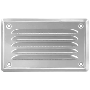 KRATKA WENTYLACYJNA METALOWA PRZYKRĘCANA NIERDZEWNA 140x70 MM