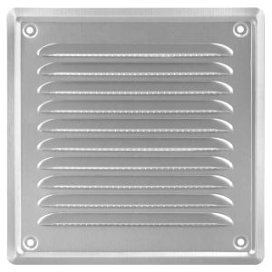 KRATKA WENTYLACYJNA METALOWA PRZYKRĘCANA NIERDZEWNA 140x140 MM