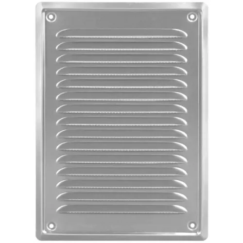 KRATKA WENTYLACYJNA METALOWA PRZYKRĘCANA NIERDZEWNA 140x210 MM
