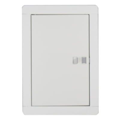 DRZWICZKI WYCZYSTKOWE METALOWE Z PODWÓJNYM DNEM KOLOR BIAŁY 130x260 MM