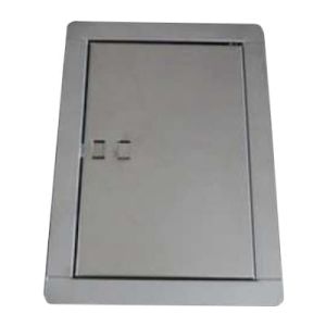 DRZWICZKI WYCZYSTKOWE METALOWE Z PODWÓJNYM DNEM NIERDZEWNE 140x210 MM