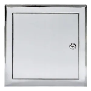 DRZWICZKI REWIZYJNE METALOWE NIERDZEWNE NA ZAMEK 100x100 MM