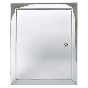 DRZWICZKI REWIZYJNE METALOWE NIERDZEWNE NA ZAMEK 250x400 MM
