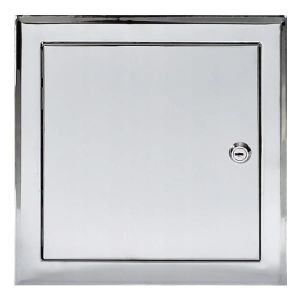 DRZWICZKI REWIZYJNE METALOWE NIERDZEWNE NA ZAMEK 300x300 MM