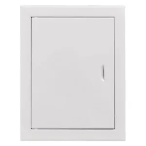 DRZWICZKI REWIZYJNE METALOWE BIAŁE NA ZATRZASK 150x200 MM