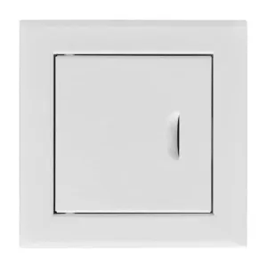 DRZWICZKI REWIZYJNE METALOWE BIAŁE NA ZATRZASK 200x200 MM