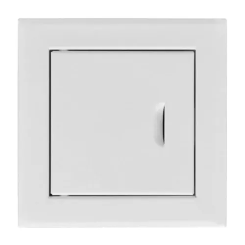DRZWICZKI REWIZYJNE METALOWE BIAŁE NA ZATRZASK