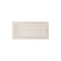 KRATKI KRATKA KOMINKOWA PROSTOKĄTNA KREMOWA Z ŻALUZJĄ 220X450 MM