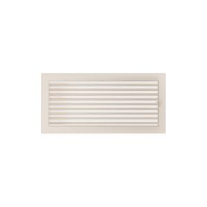KRATKI KRATKA KOMINKOWA PROSTOKĄTNA KREMOWA Z ŻALUZJĄ 220X450 MM
