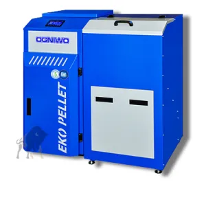 KOCIOŁ OGNIWO EKO PELLET KOMPAKT 18kW PRAWY  ZASOBNIK 170L