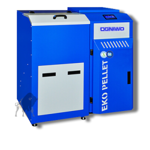 KOCIOŁ OGNIWO EKO PELLET KOMPAKT 18kW LEWY  ZASOBNIK 170L