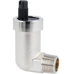 AFRISO ODPOWIETRZNIK AUTOMATYCZNY KĄTOWY DN15 1/2" GZ Z AQUASTOP 77 753 00