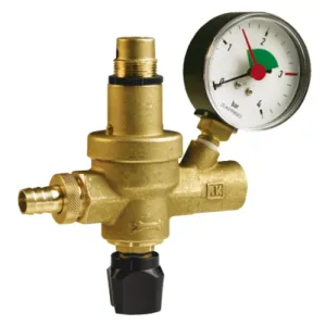 AFRISO FA ZAWÓR DO AUTOMATYCZNEGO NAPEŁNIANIA INSTALACJI Z MANOMETREM DN15 1/2" GZ 42 406