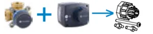 AFRISO ADAPTER SIŁOWNIKA ARM DO ZAWORÓW  ESBE/SELTRON,/SOMATHERM/ACASO/IVAR/WIP/PAW/BRV/IMIT/HORA/BARBERI