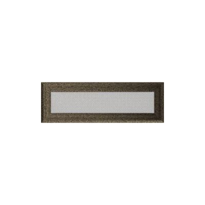 KRATKI KRATKA KOMINKOWA OSKAR CZARNO-ZŁOTA 110X320 MM