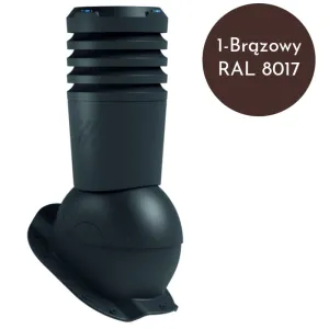 KRONO-PLAST KOMINEK WENTYLACYJNY ECOLINE PREMIUM DO BLACHODACHÓWKI O PROFILU A ECO KBA 1-1 FI 125 BRĄZOWY RAL 8017
