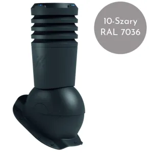 KRONO-PLAST KOMINEK WENTYLACYJNY ECOLINE PREMIUM DO BLACHODACHÓWKI O PROFILU A ECO KBA 2-10 FI 150 SZARY RAL 7036
