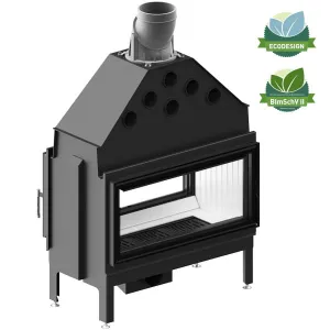HITZE POWIETRZNY WKŁAD KOMINKOWY TYPU TUNEL ARDENTE DUO 90x41 STANDARD 18kW - PRZESZKLENIE PODWÓJNE