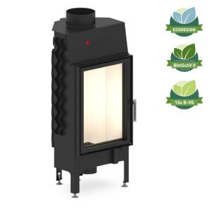 HITZE POWIETRZNY WKŁAD KOMINKOWY ALBERO AL11S.V-D - STANDARDOWY PIONOWY Z SZYBĄ DECOR 11 KW