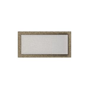 KRATKI KRATKA KOMINKOWA PROSTOKĄTNA CZARNO-ZŁOTA 220X450 MM