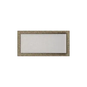 KRATKI KRATKA KOMINKOWA PROSTOKĄTNA CZARNO-ZŁOTA 220X450 MM