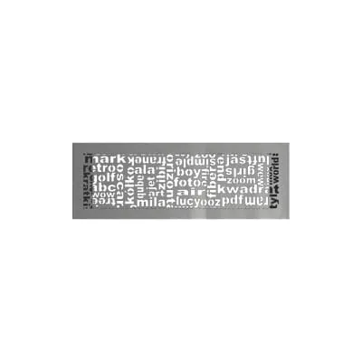 KRATKI KRATKA KOMINKOWA ABC SZLIFOWANA 170X490 MM