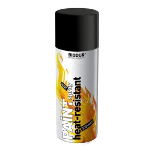 LAKIER ŻAROODPORNY CZARNY 400 ML FIRMY BIODUR