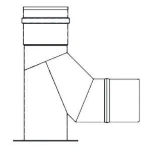 VIESSMANN KOLANO SPALINOWE ZE WSPORNIKIEM FI 80 9566181