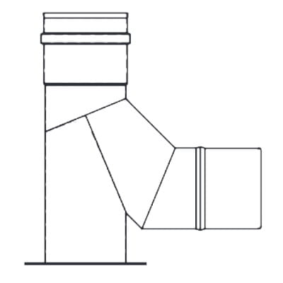 VIESSMANN KOLANO SPALINOWE ZE WSPORNIKIEM FI 80 9566181