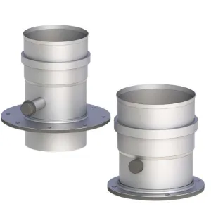TERMET ZESTAW METALOWYCH ADAPTERÓW DLA SYSTEMU NIEZALEŻNEGO 2 X ⌀80 MM T 9000 04 02 98