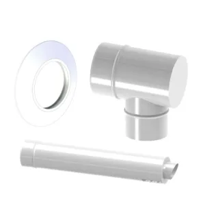 TERMET PAKIET Z WYJŚCIEM PRZEZ ŚCIANĘ ZEWNĘTRZNĄ ⌀60/⌀100 MM T 9000 04 05 06