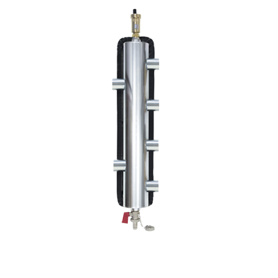 AFRISO SPRZĘGŁO HYDRAULICZNE OCIEPLONE BLH850 Z ROZDZIELACZEM, 6x GW G1", 2x GW G1/2", ODPOWIETRZNIK AUTOMATYCZNY 90 850 00