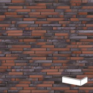 KING KLINKER PŁYTKA KĄTOWA CASTLE FORGE LF01 KING SIZE 115/240x52x14 MM