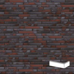 KING KLINKER PŁYTKA KĄTOWA IRON CLAY LF03 KING SIZE 115/240x52x14 MM