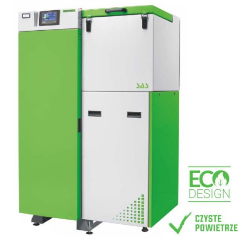 SAS BIO EFEKT KOCIOŁ 5 KLASY Z CZOPUCHEM DO GÓRY 14 KW PRAWY Z KLAPĄ PO SKOSIE