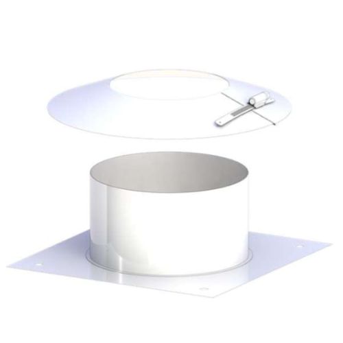 TERMET PRZYKRYCIE SZACHTU Z KOŁNIERZEM BIAŁE