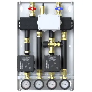 ZESTAW HYDRAULICZNY DEFRO DCM 20 2-OBIEGI (1 GR. BEZPOŚREDNIA, 1 GR. Z ZAWOREM TERMOSTATYCZNYM), POMPY ECOFLOW ENERGY PLUS 4/6 DCM-ECF-02