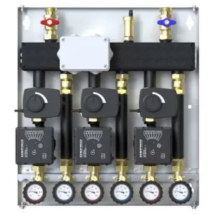 ZESTAW HYDRAULICZNY DEFRO DCM 20 3-OBIEGI (3 GR. Z ZAWOREM MIESZAJĄCYM I SIŁOWNIKIEM), POMPY ECOFLOW ENERGY PLUS 4/6 DCM-ECF-08