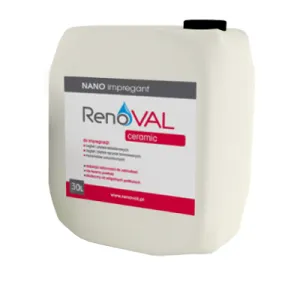 IMPREGNAT RENOVAL CERAMIC DO IMPREGNACJI CEGIEŁ I PŁYTEK KLINKIEROWYCH, W TYM RĘCZNIE FORMOWANYCH 30L