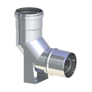 TERMET KOLANO STALOWE Ø 100 87° Z PODPORĄ I USZCZELKĄ T 9000 04 02 72