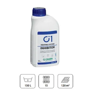 CALEFFI C1 INHIBITOR KOROZJI 500ML (150 litrów wody instalacyjnej, około 15 grzejników lub 120m2 podłogówki) 570912