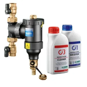 CALEFFI ZESTAW DLA CAŁKOWITEJ OCHRONY INSTALACJI 3/4" (separator magnetyczny + cleaner + inhibitor korozji) KIT545345