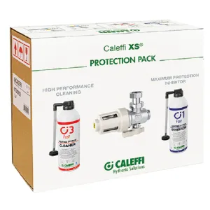 CALEFFI XS 3/4" ZESTAW DO CAŁKOWITEJ OCHRONY (separator magnetyczny, cleaner, inhibitor) KIT545900