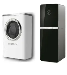 BOSCH COMPRESS CS7000i AW 9 ORMS-S B 1FZ PAKIET MONOENERGETYCZNY 8,9 KW TYPU MONOBLOK (z grzałką, zintegrowany 184 L zasobnik + wężownica) 8734100574 - AUTORYZOWANY INSTALATOR !!!