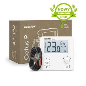 AURATON REGULATOR POKOJOWY DOBOWY PRZEWODOWY CETUS P